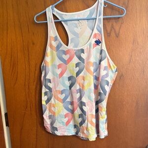 Running Rabbit 💜🩵❤️🧡 Heart Tshirt